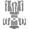 VT1163023 1963 Chevrolet Corvette; Coupe; Complete Cut & Sewn Carpet Kit; w/o Heel Pad; Loop; Silver - image 2