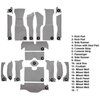 VT1163023 1963 Chevrolet Corvette; Coupe; Complete Cut & Sewn Carpet Kit; w/o Heel Pad; Loop; Silver - image 4