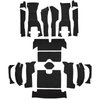 VT1163401 1963 Chevrolet Corvette; Roadster; Complete Cut & Sewn Carpet Kit; w/ Tool Box Cut; w/o Heel Pad; Loop; Black - image 2