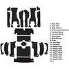 VT1163401 1963 Chevrolet Corvette; Roadster; Complete Cut & Sewn Carpet Kit; w/ Tool Box Cut; w/o Heel Pad; Loop; Black - image 4
