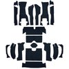 VT1163412 1963 Chevrolet Corvette; Roadster; Complete Cut & Sewn Carpet Kit; w/ Tool Box Cut; w/o Heel Pad; Loop; Dark Blue - image 2