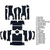 VT1163412 1963 Chevrolet Corvette; Roadster; Complete Cut & Sewn Carpet Kit; w/ Tool Box Cut; w/o Heel Pad; Loop; Dark Blue - image 4