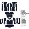 VT1163612 1964 Chevrolet Corvette; Coupe; Complete Cut & Sewn Carpet Kit; w/o Heel Pad; Loop; Dark Blue - image 4