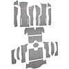 VT1163623 1964 Chevrolet Corvette; Coupe; Complete Cut & Sewn Carpet Kit; w/o Heel Pad; Loop; Silver - image 1