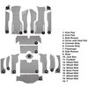 VT1163623 1964 Chevrolet Corvette; Coupe; Complete Cut & Sewn Carpet Kit; w/o Heel Pad; Loop; Silver - image 4