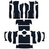 VT1163712 1964 Chevrolet Corvette; Roadster; Complete Cut & Sewn Carpet Kit; w/o Heel Pad; Loop; Dark Blue - image 2