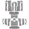 VT1163723 1964 Chevrolet Corvette; Roadster; Complete Cut & Sewn Carpet Kit; w/o Heel Pad; Loop; Silver - image 2