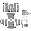 VT1163723 1964 Chevrolet Corvette; Roadster; Complete Cut & Sewn Carpet Kit; w/o Heel Pad; Loop; Silver - image 4