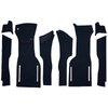 VT1163812 1964 Chevrolet Corvette; Front Cut & Sewn Carpet Set; w/o Heel Pad; Loop; Dark Blue - image 2