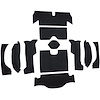 VT1170366 1963 Chevrolet Corvette; Coupe; Rear Cut & Sewn Carpet; w/o Heel Pad; Loop; Midnight Blue - image 1