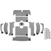VT1170423 1963 Chevrolet Corvette; Roadster; Rear Cut & Sewn Carpet; w/o Heel Pad; Loop; Silver - image 3