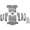 VT1170523 1964 Chevrolet Corvette; Coupe; Rear Cut & Sewn Carpet; w/o Heel Pad; Loop; Silver - image 3