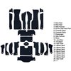 VT1170712 1963 Chevrolet Corvette; Coupe; Complete Cut & Sewn Carpet Kit; 36 Gallon Tank; w/o Heel Pad; Loop; Dark Blue - image 4