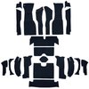 VT1170912 1963 Chevrolet Corvette; Roadster; Complete Cut & Sewn Carpet Kit; 36 Gallon Tank; w/o Heel Pad; Loop; Dark Blue - image 2