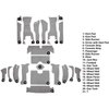 VT1171023 1963 Chevrolet Corvette; Roadster; Complete Cut & Sewn Carpet Kit; 36 Gallon Tank; Tool Box Cut; Loop; Silver - image 4