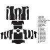 VT1171301 1964 Chevrolet Corvette; Coupe; Complete Cut & Sewn Carpet Kit; 36 Gallon Tank; w/o Heel Pad; Loop; Black - image 4