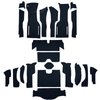 VT1171312 1964 Chevrolet Corvette; Coupe; Complete Cut & Sewn Carpet Kit; 36 Gallon Tank; w/o Heel Pad; Loop; Dark Blue - image 2