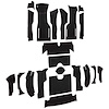 VT1171401 1964 Chevrolet Corvette; Roadster; Complete Cut & Sewn Carpet Kit; 36 Gallon Tank; w/o Heel Pad; Loop; Black - image 1