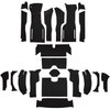 VT1171401 1964 Chevrolet Corvette; Roadster; Complete Cut & Sewn Carpet Kit; 36 Gallon Tank; w/o Heel Pad; Loop; Black - image 2