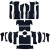 VT1171412 1964 Chevrolet Corvette; Roadster; Complete Cut & Sewn Carpet Kit; 36 Gallon Tank; w/o Heel Pad; Loop; Dark Blue - image 2