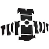 VT1171501 1964 Chevrolet Corvette; Coupe; Rear Cut & Sewn Carpet; 36 Gallon Tank; w/o Heel Pad; Loop; Black - image 1