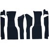 VT1176012 1963 Chevrolet Corvette; Front Cut & Sewn Carpet Set; Foam Loop; Dark Blue - image 2