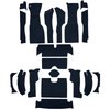 VT1176212 1963 Chevrolet Corvette; Roadster; Complete Cut & Sewn Carpet Kit; Foam Loop; Dark Blue - image 2
