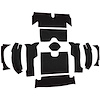 VT1177001 1964 Chevrolet Corvette; Roadster; Rear Cut & Sewn Carpet; Foam Loop; Black - image 1
