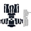 VT1177112 1963 Chevrolet Corvette; Coupe; Complete Cut & Sewn Carpet Kit; 36 Gallon Tank; Foam Loop; Dark Blue - image 3