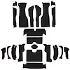 VT1177301 1963 Chevrolet Corvette; Roadster; Complete Cut & Sewn Carpet Kit; 36 Gallon Tank; Foam Loop; Black - image 1