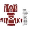 VT1177802 1964 Chevrolet Corvette; Roadster; Complete Cut & Sewn Carpet Kit; 36 Gallon Tank; Foam Loop; Red - image 4