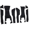 VT1178166 1963 Chevrolet Corvette; Front Cut & Sewn Carpet Set; w/ Tool Box Cut Out; Foam Loop; Midnight Blue - image 1