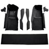 VT1296101 1978-80 Chevrolet Corvette; Front Molded Carpet Set; w/ Console Strips, Kick Panels & Door Panels; Cutpile; Black - image 2