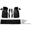 VT1296101 1978-80 Chevrolet Corvette; Front Molded Carpet Set; w/ Console Strips, Kick Panels & Door Panels; Cutpile; Black - image 4