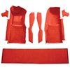 VT1296102 1978-80 Chevrolet Corvette; Front Molded Carpet Set; w/ Console Strips, Kick Panels & Door Panels; Cutpile; Firethorn/ - image 2