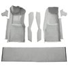 VT1296123 1978-80 Chevrolet Corvette; Front Molded Carpet Set; w/ Console Strips, Kick Panels & Door Panels; Cutpile; Silver - image 2