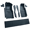 VT1296165 1978-80 Chevrolet Corvette; Front Molded Carpet Set; w/ Console Strips, Kick Panels & Door Panels; Cutpile; Midnight B - image 1