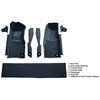 VT1296165 1978-80 Chevrolet Corvette; Front Molded Carpet Set; w/ Console Strips, Kick Panels & Door Panels; Cutpile; Midnight B - image 4