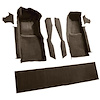 VT1296199 1978-80 Chevrolet Corvette; Front Molded Carpet Set; w/ Console Strips, Kick Panels & Door Panels; Cutpile; Brown - image 1