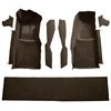 VT1296199 1978-80 Chevrolet Corvette; Front Molded Carpet Set; w/ Console Strips, Kick Panels & Door Panels; Cutpile; Brown - image 2