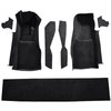 VT1296501 1981-82 Chevrolet Corvette; Front Molded Carpet Set; w/ Console Strips, Kick Panels & Door Panels; Cutpile; Black - image 2