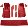 VT1296554 1981-82 Chevrolet Corvette; Front Molded Carpet Set; w/ Console Strips, Kick Panels & Door Panels; Cutpile; Dark Red/C - image 2