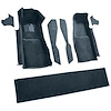 VT1296565 1981-82 Chevrolet Corvette; Front Molded Carpet Set; w/ Console Strips, Kick Panels & Door Panels; Cutpile; Midnight B - image 1