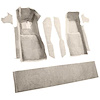 VT1296569 1981-82 Chevrolet Corvette; Front Molded Carpet Set; w/ Console Strips, Kick Panels & Door Panels; Cutpile; Silver - image 1