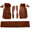 VT1296579 1981-82 Chevrolet Corvette; Front Molded Carpet Set; w/ Console Strips, Kick Panels & Door Panels; Cutpile; Cinnabar - image 2