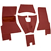 VT1447702 1958 Chevrolet Corvette; Complete Cut & Sewn Carpet Set; Loop; Red - image 1