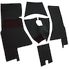 VT1447801 1959-60 Chevrolet Corvette; Complete Cut & Sewn Carpet Set; Loop; Black - image 1