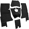 VT1447901 1961-62 Chevrolet Corvette; Complete Cut & Sewn Carpet Set; Loop; Black - image 1