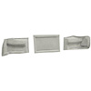 VT1532326 1997-04 Chevrolet Corvette; Coupe; Tail Light Panel Carpet Covers; 3-Piece Set; Cutpile; Oyster / Shale - image 1