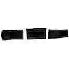VT1532601 1998-00 Chevrolet Corvette; Hardtop/Convertible; Tail Light Panel Carpet Covers; 3-Piece Set; Truvette; Black - image 1